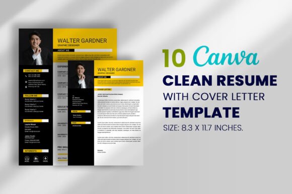 10 Canva Resume & Cover Letter Templates for a Polished Look
