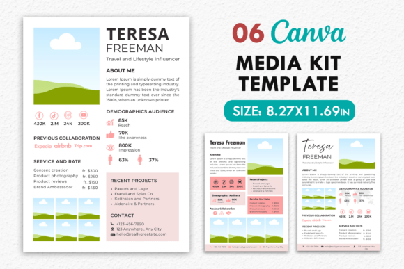 6 Canva Influencer Media Kit Templates for Stronger Brand Pitches