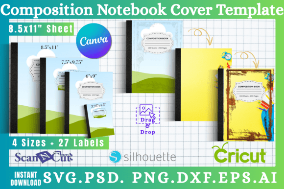 Composition Notebook Cover Templates 11: Your Creative Launchpad