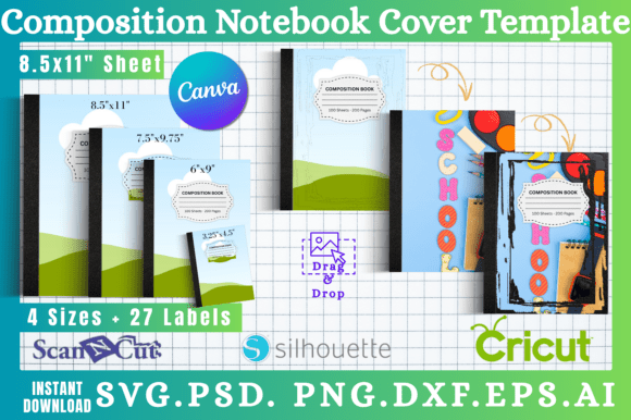 Composition Notebook Cover Templates 14: Your Creative Canvas