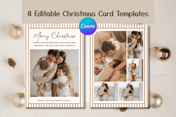 Create Beautiful Cards with Editable Christmas Photo Card Templates