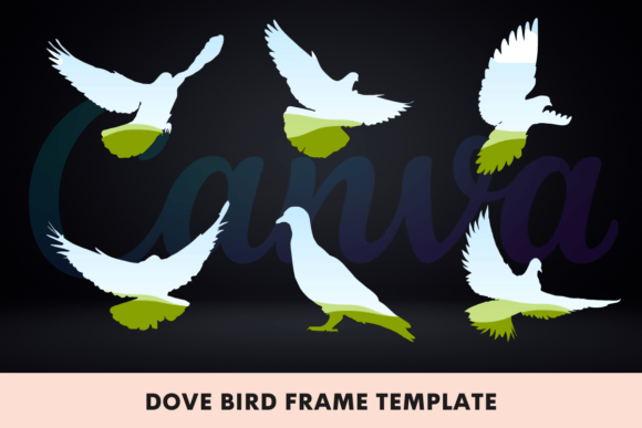 Designing with Grace: Mastering Dove Bird Silhouette Templates