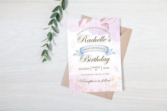 Effortless Elegance: Canva Birthday Invitation Templates