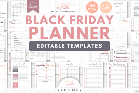 Master Your Sales Strategy with Black Friday Planner Canva Templates