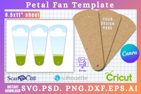Petal Fan Templates: From Blank Canvas to Crafted Masterpiece