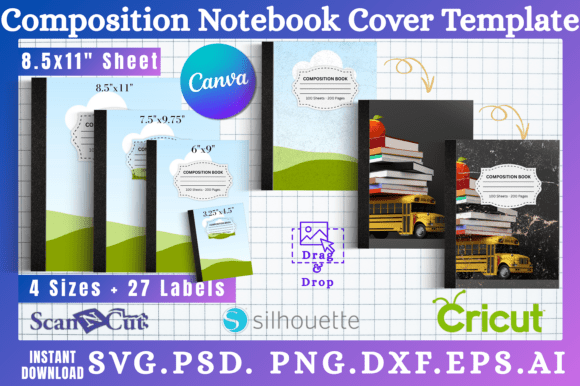 Unleash Creativity with Composition Notebook Cover Templates 13