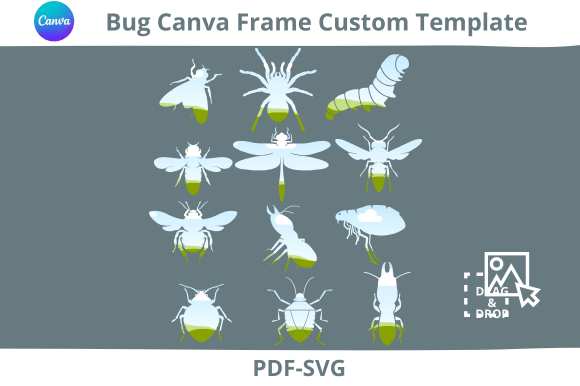 Unleash Your Creativity: Bug Canva Frame Custom Templates