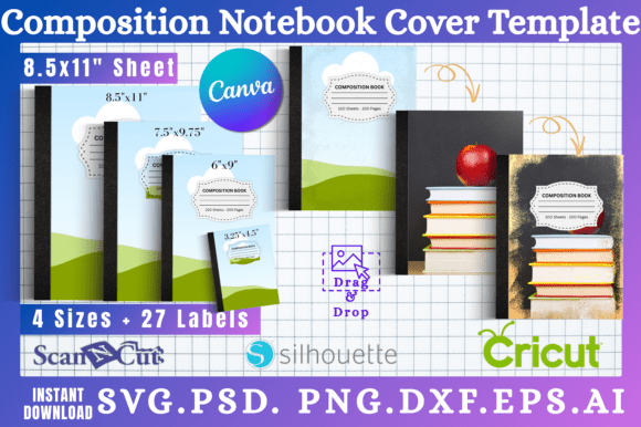 Unlock Creativity with Composition Notebook Cover Templates 10