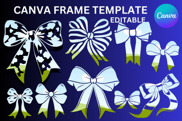 Unlocking Creative Potential with Coquettes 9 Bows Canva Frame Templates